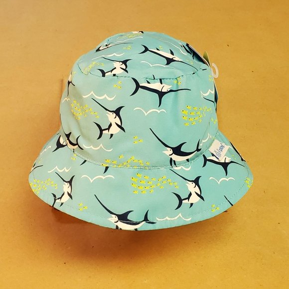 I Play Bucket Sun Hat 0-6 Months Turquoise - Picture 1 of 9